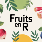 Composition colorée fruits en r