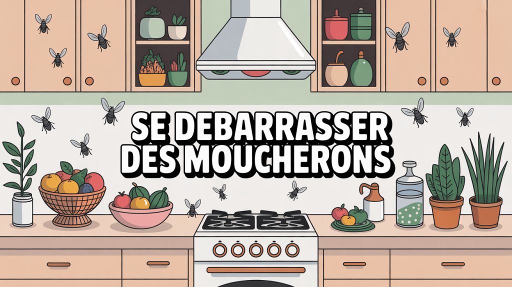 CuisineModerneAvecMoucheronsSeDébarrasserDesMoucherons