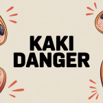 Illustration kaki danger automne avec symboles alerte
