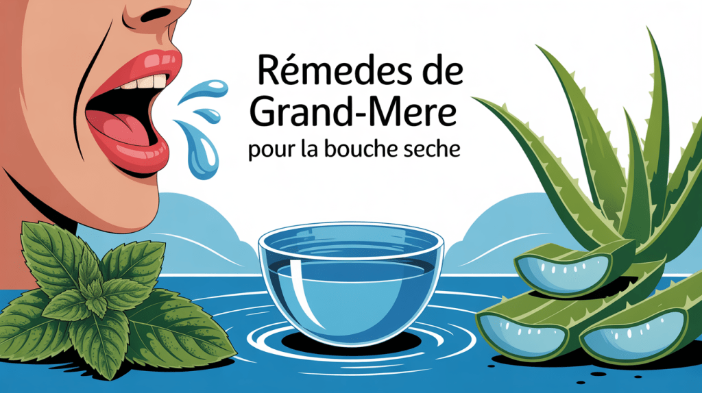 Bouche ouverte gouttelettes et plantes
