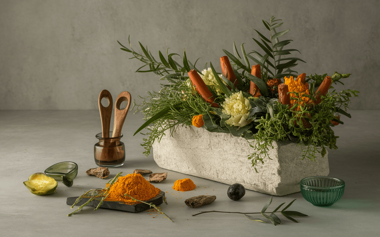 Cannelle, curcuma, gingembre et myrtille pour glycémie