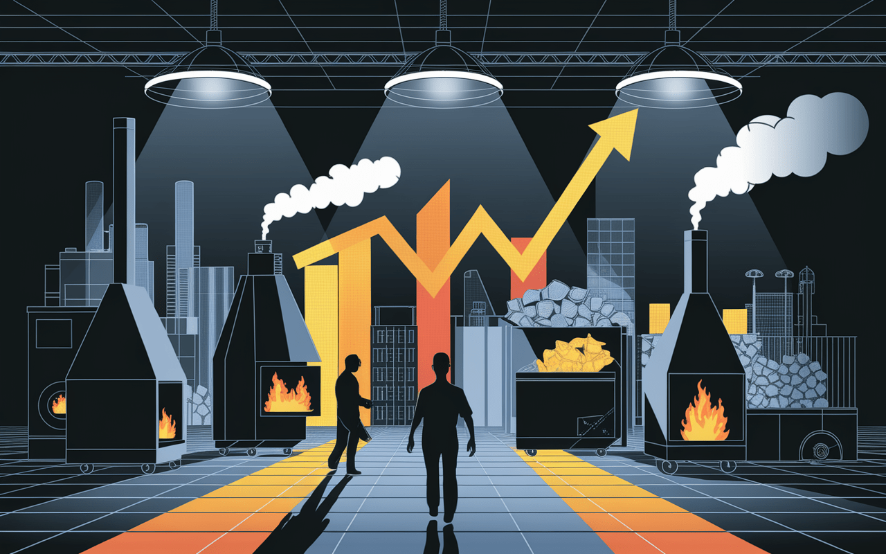 Scène industrielle des actions ESA