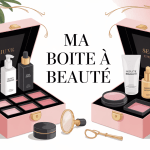Ma boite a beauté avec produits luxueux