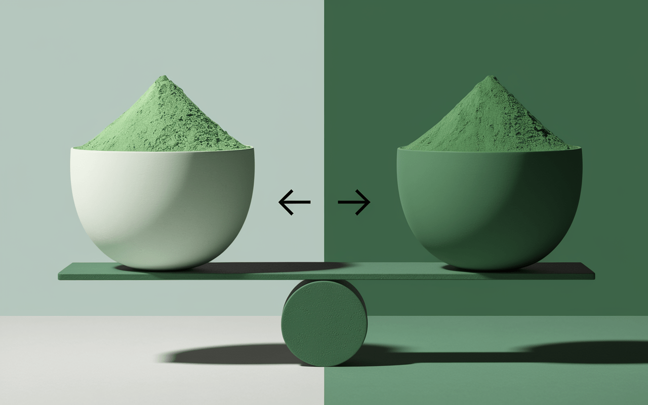 Comparaison poudre Matcha Slim et alternatives