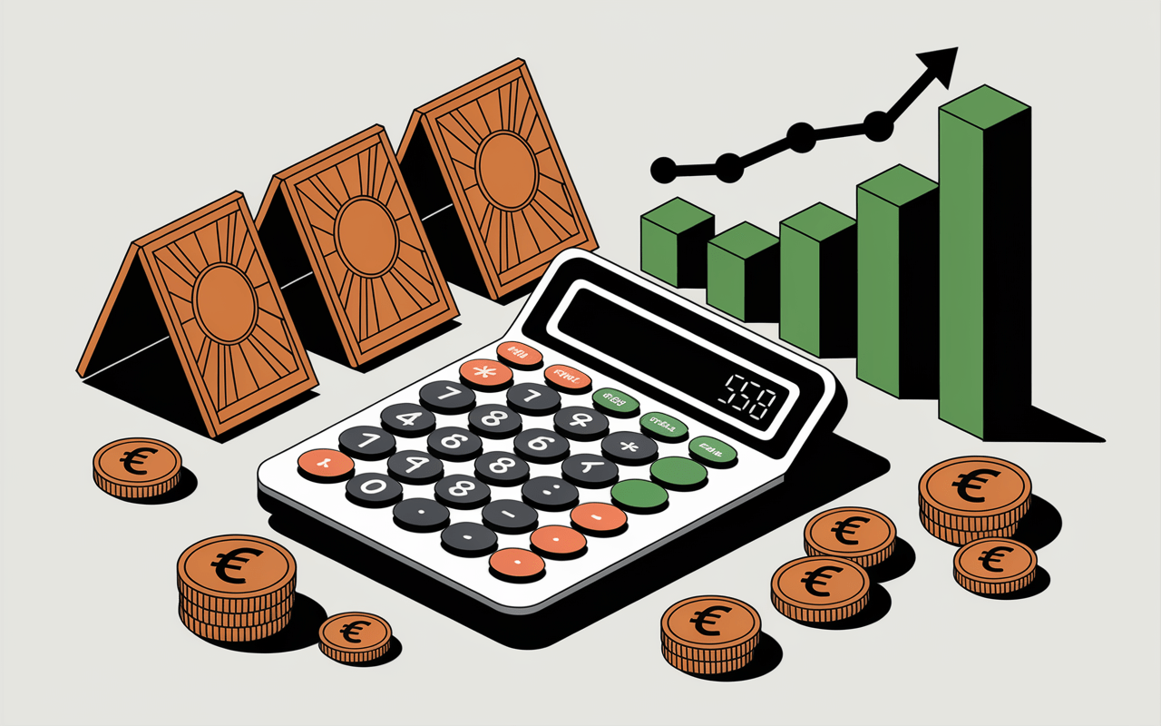 Calculatrice et économies avec Sunology