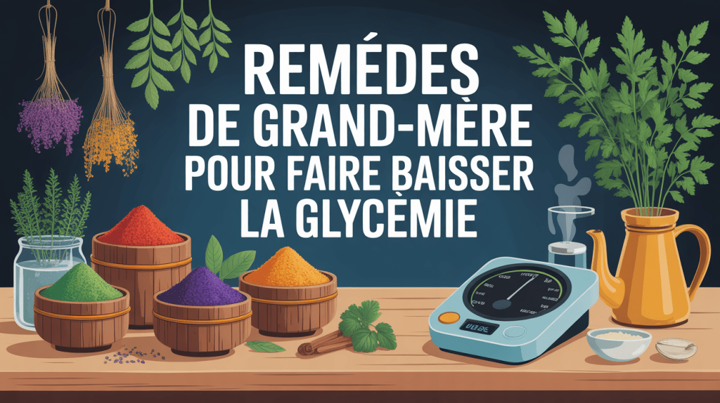 Cuisine traditionnelle avec épices et glycomètre moderne