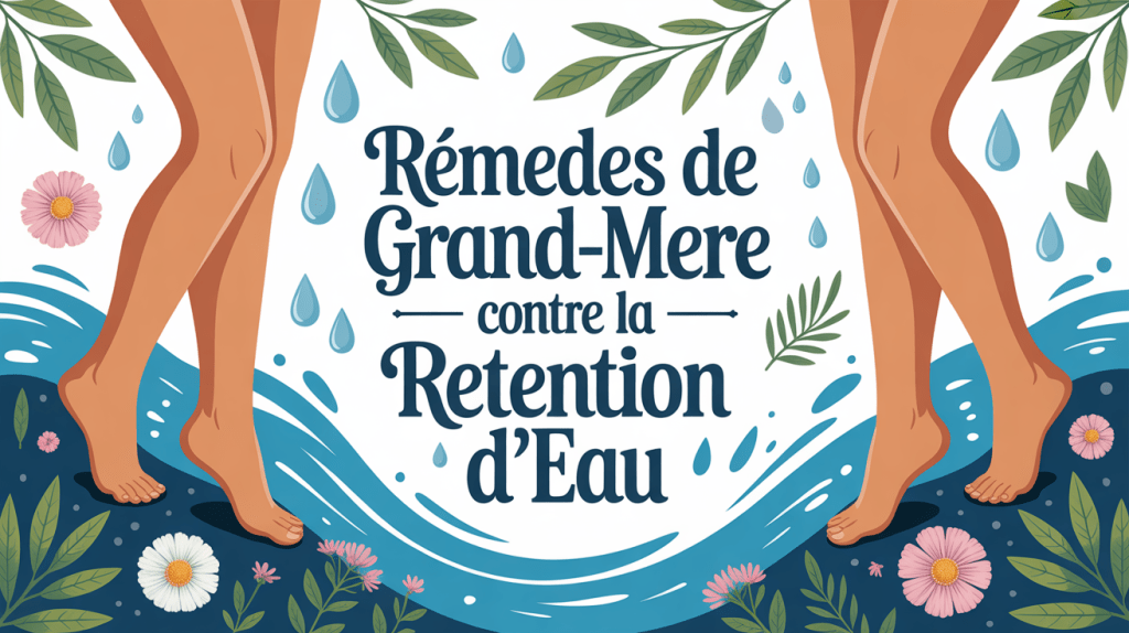 Illustration rétention d'eau remèdes naturels