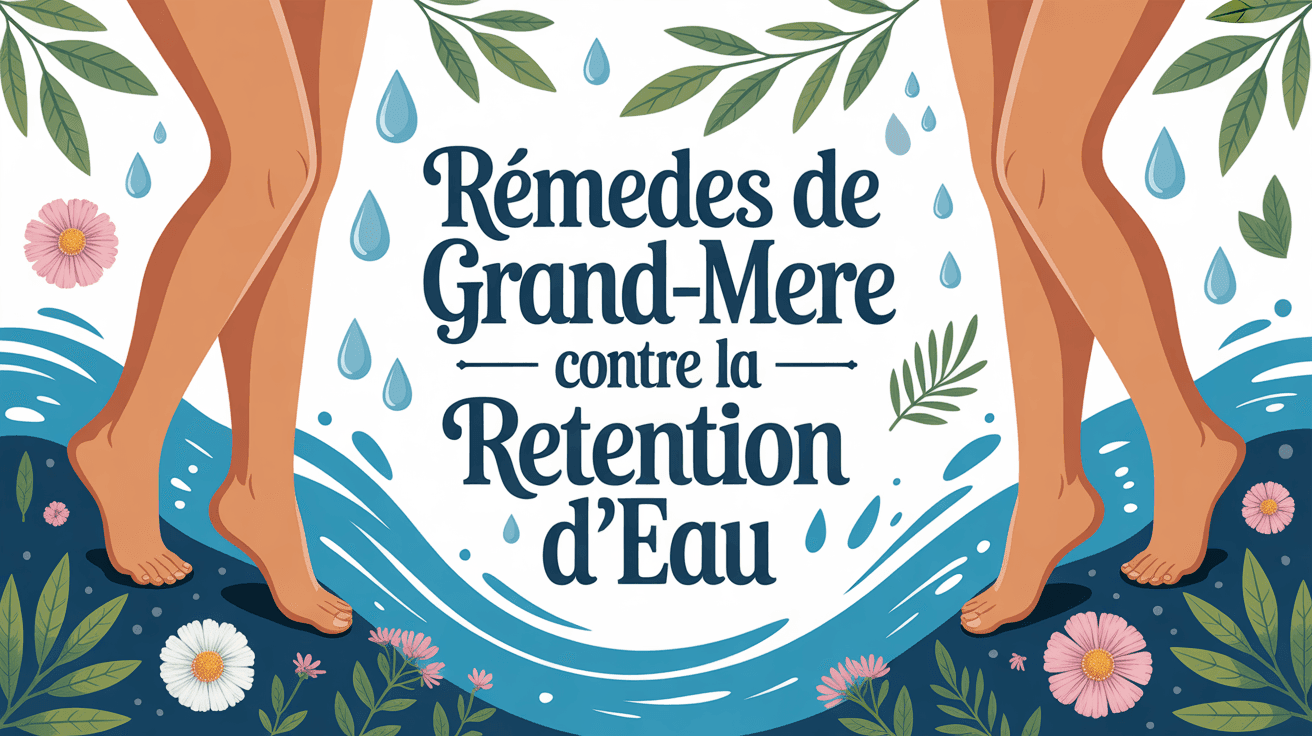 Illustration rétention d'eau remèdes naturels