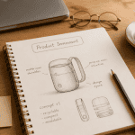 Prototype produit innovant carnet et accessoires