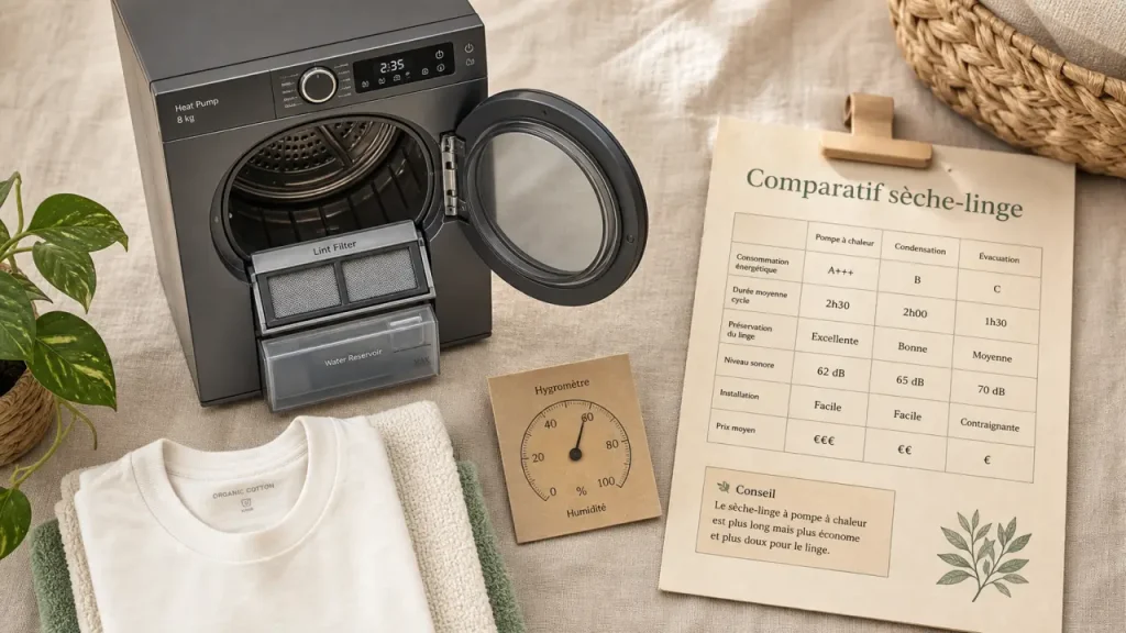 Quel sèche-linge choisir ? Pompe à chaleur, 8-9 kg et erreurs à éviter
