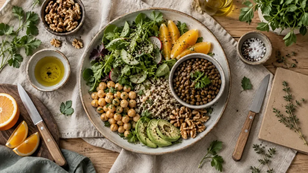 Les aliments bons pour la santé sont surtout ceux qui équilibrent vraiment l’assiette